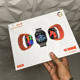 Series:9 Apple Logo With 7 Strap Premium Smart Watch